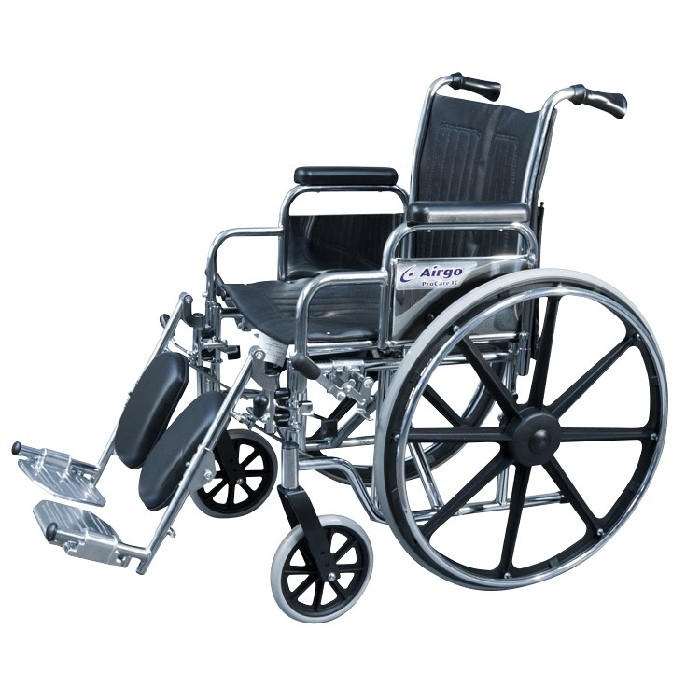 Fauteuil roulant Airgo ProCare IC 18" bras & pieds détachable