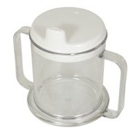 Tasse anse double avec base antidérapante