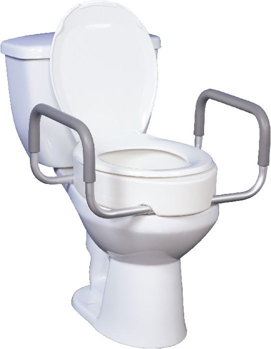 Siège de toilette avec appui-bras 3" 1/2 Drive