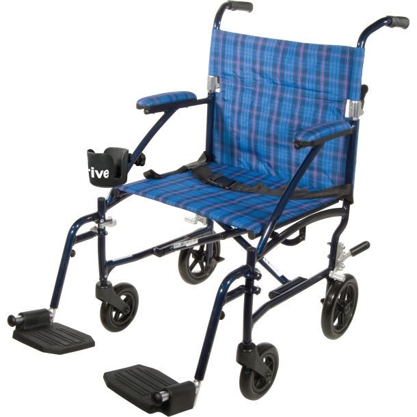 Fauteuil de transport bleu