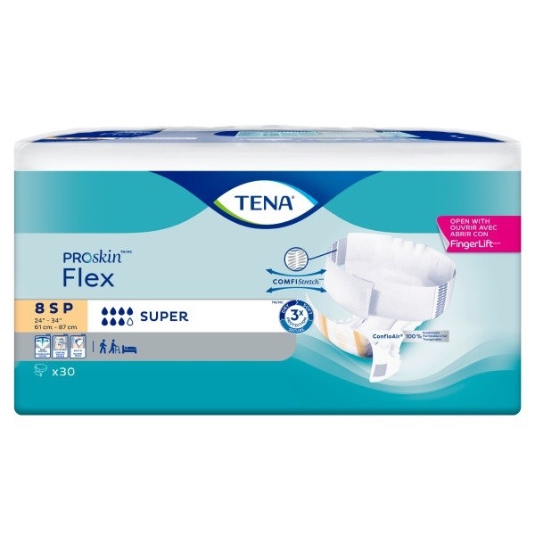 Culotte contre l'incontinence TENA® Flex™ super absorbante (M)  90 unités/caisse