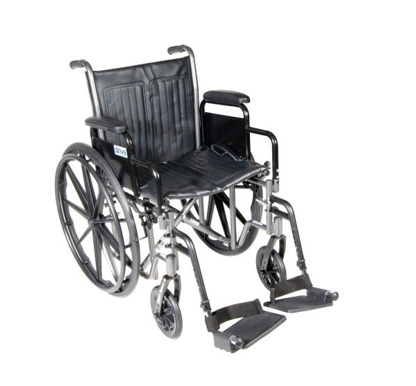 Fauteuil roulant Silver Sport2 bras détach-swing-away (20")