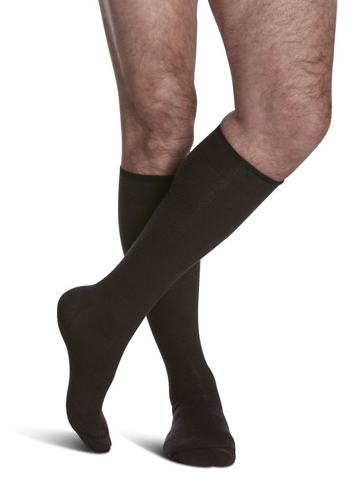 Bas compression - 15-20 mmHg - Laine mérinos toutes saisons - Homme