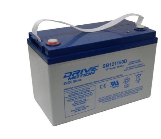 Batterie DriveMotion SLA (31) 12 volts 115 Ahr Application Motive