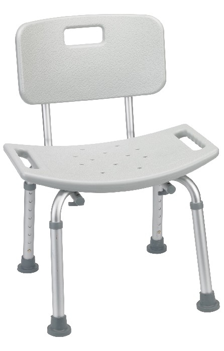 Chaise de douche avec dossier Drive