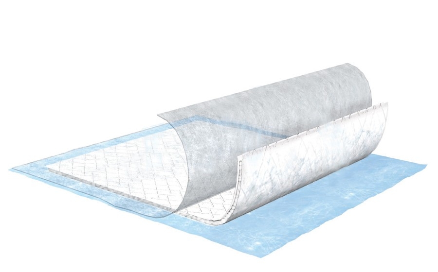 Piqué TENA® Régulier absorption légère 17'X24  300 jetables/caisse